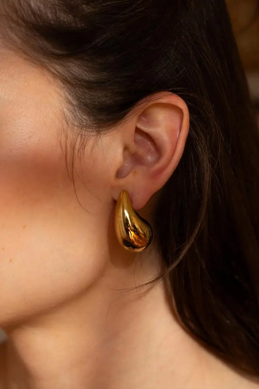Gold Droplet Earrings