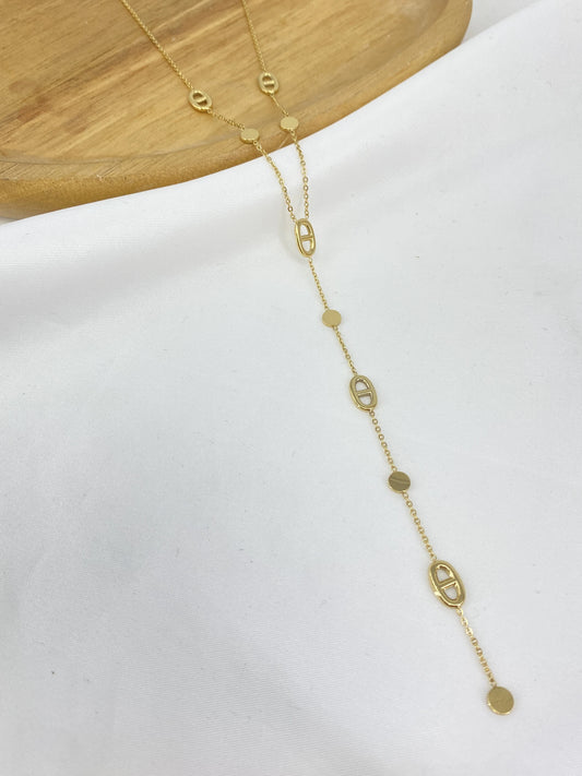 Gold Sautoir Necklace